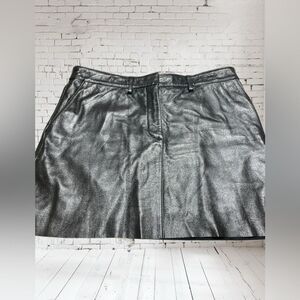 Wilson’s Leather Maxima Black Mini A-Line Skirt Night Out Sz. 12